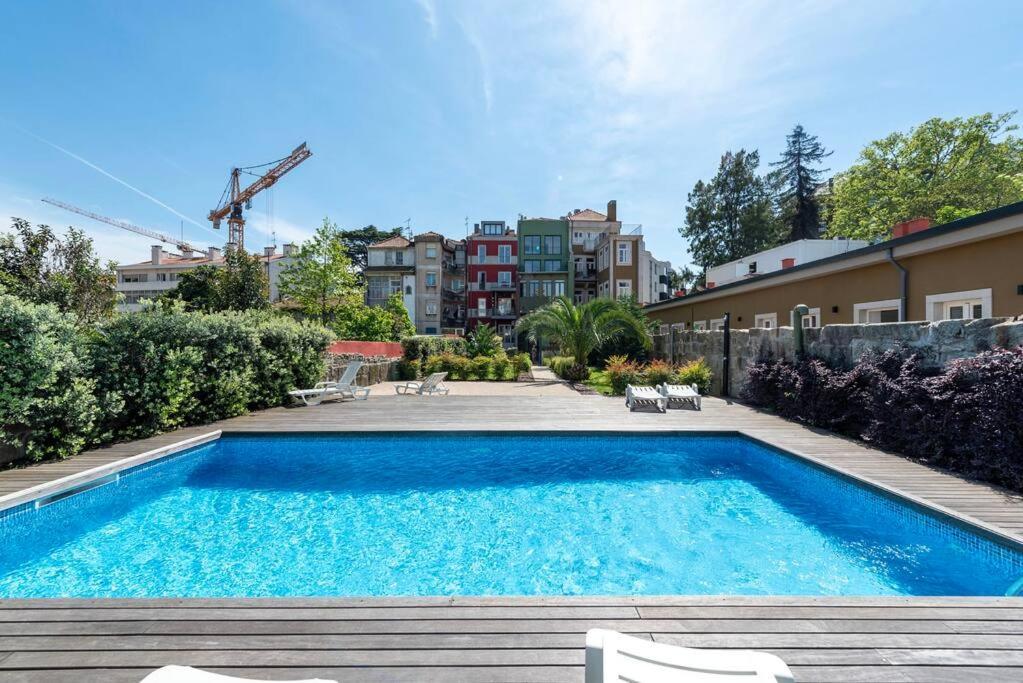 Ferienwohnung Chic Porto Hideaway: Pool & Garden Exterior foto